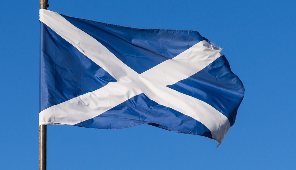 Schottland-Flagge